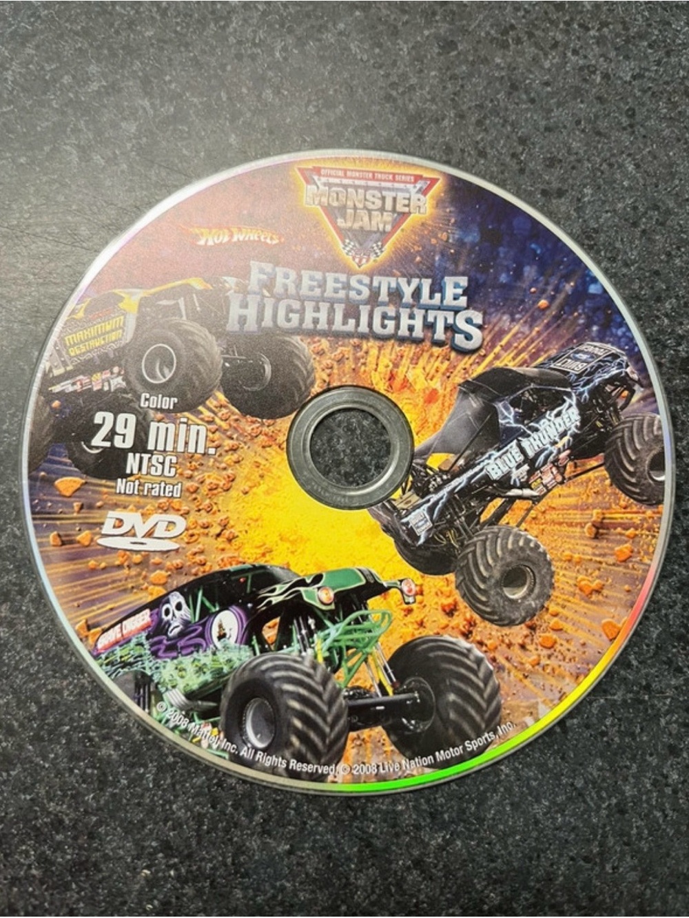 Monster Jam Freestyle Highlights DVD - Color Artwork